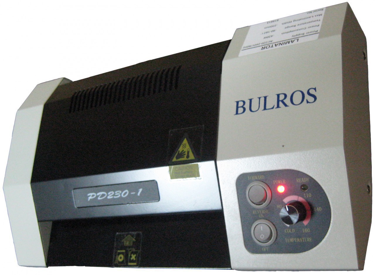 Пакетный ламинатор Bulros PD230-1, формат А4