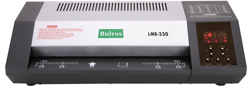 Пакетный ламинатор Bulros LM8-330, формат А3 - 45900 руб.
