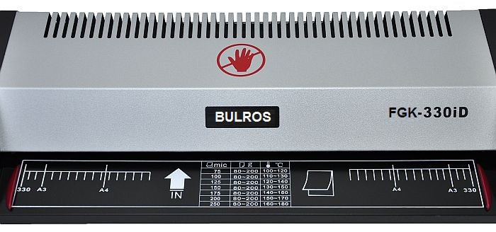 Пакетный ламинатор Bulros FGK-330iD, формат А3