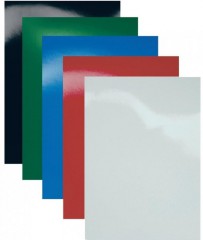 Обложки глянцевые, хром, А4, 250 г, зеленый, 100 шт.